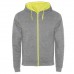 Color: HY Heather Gray - Yellow Neon Color: HY Heather Gray - Yellow Neon