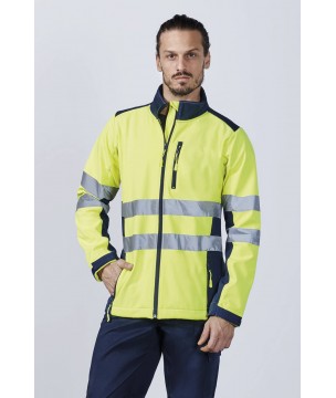 ID1274 РАБОТНО ЯКЕ SoftShell HI-VIZ ANTARES