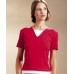 ID222 ДАМСКА ТЕНИСКА DOUBLE LAYER T