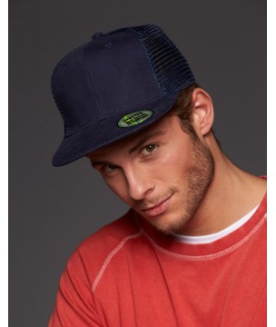 ID652 6 PANEL FLAT PEAK CAP