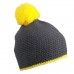 ID1000 POMPON HAT WITH CONTRAST STRIPE ID1000 POMPON HAT WITH CONTRAST STRIPE