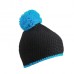 ID1000 POMPON HAT WITH CONTRAST STRIPE ID1000 POMPON HAT WITH CONTRAST STRIPE
