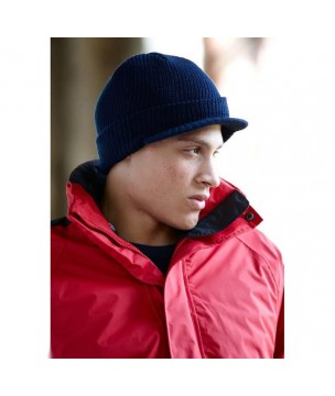 ID962 KNITTED CAP WITH PEAK