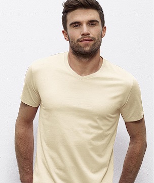 ID212 МЪЖКИ ТЕНИСКИ ОРГАНИЧЕН ПАМУК ORGANIC V-NECK